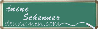 Anine Schenner Visitenkarte